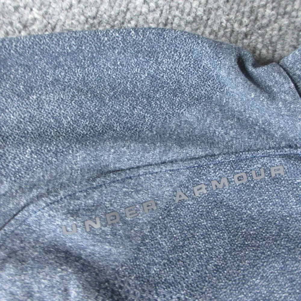 Under Armour Sweatshirt Mens Large Blue 1/4 Zip Long Sleeve Lightweight Pullover